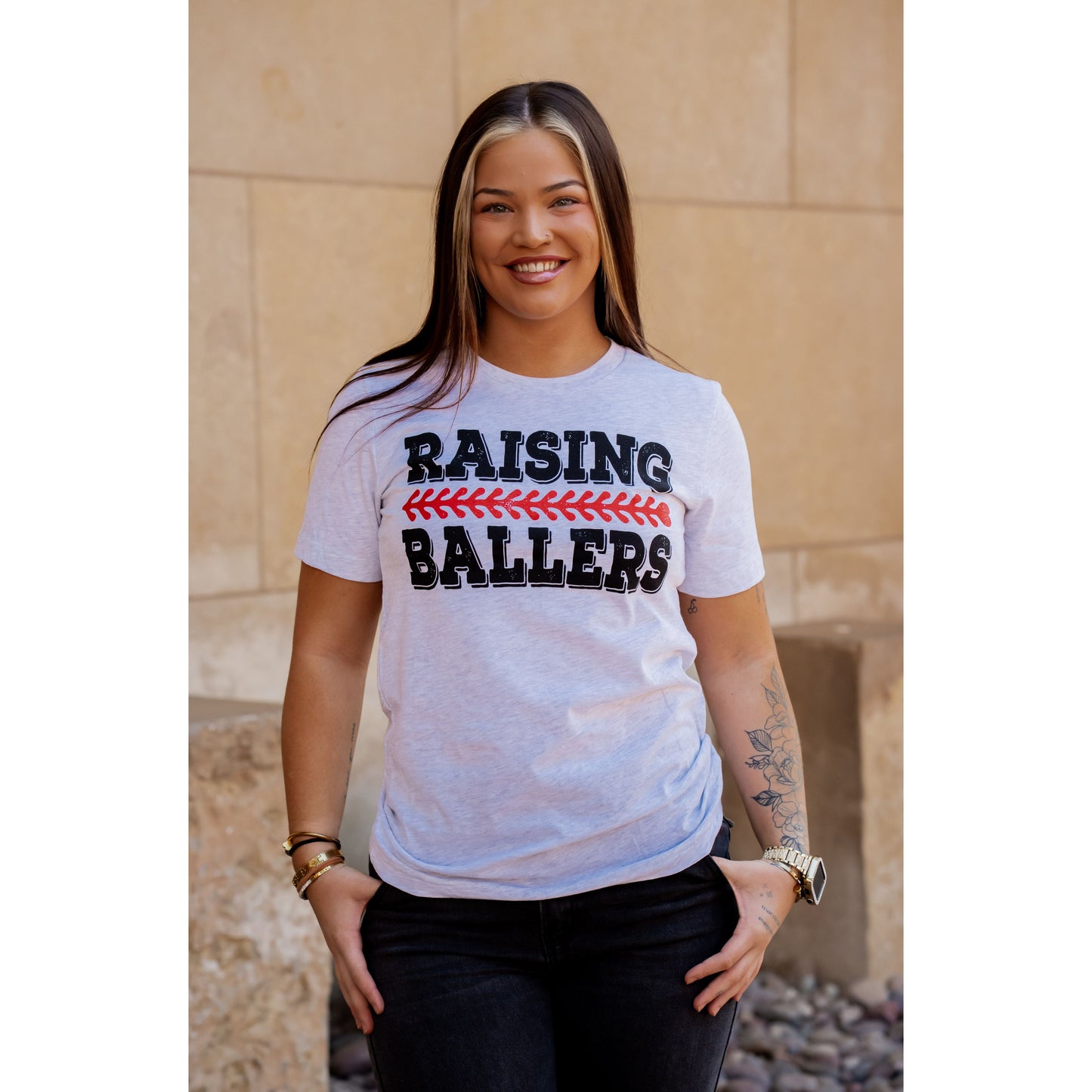 Raising Ballers - Baseball/Softball Tee