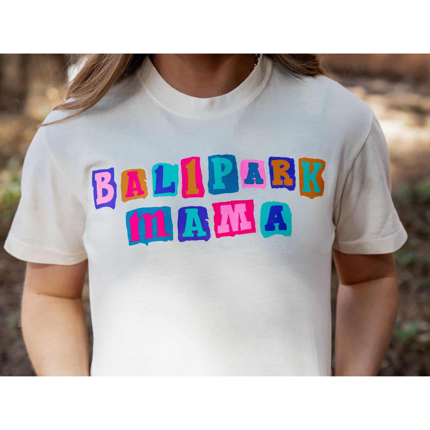 Ballpark Mama Scrapbook - Baseball/Softball Crop Tee