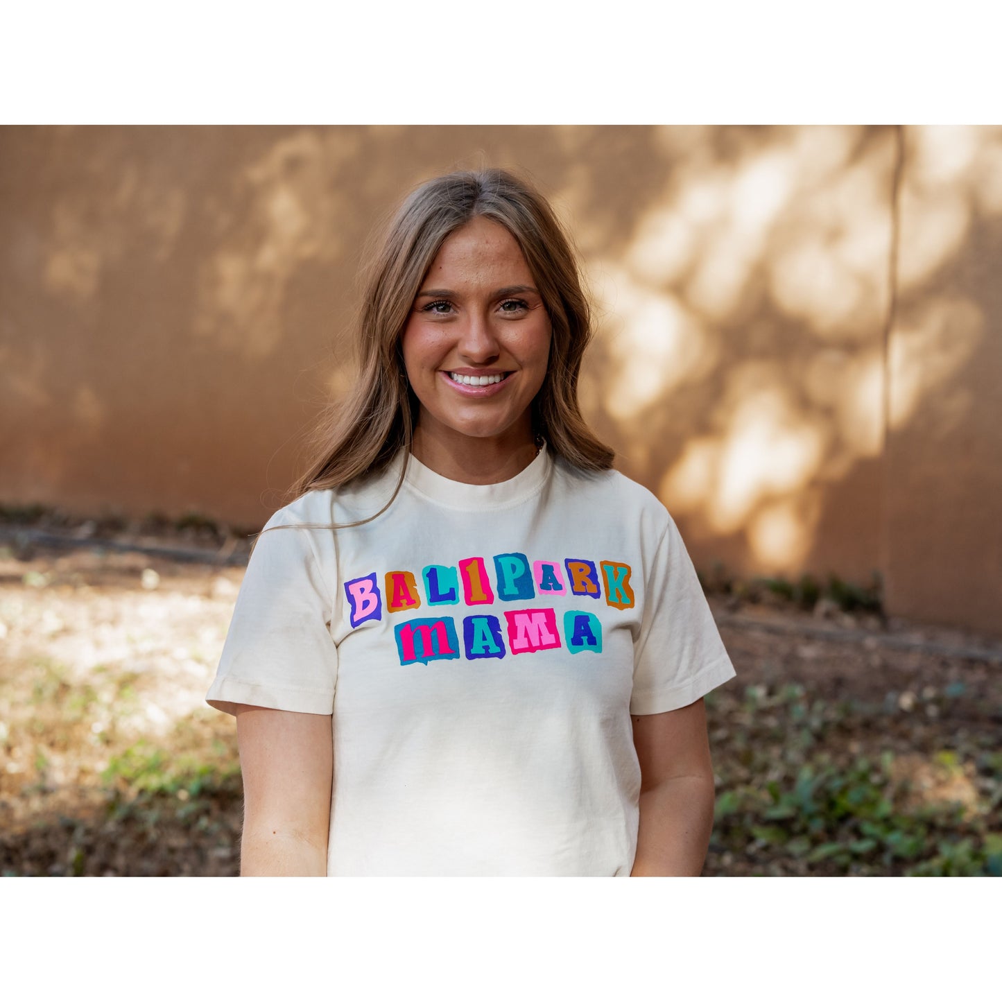 Ballpark Mama Scrapbook - Baseball/Softball Crop Tee