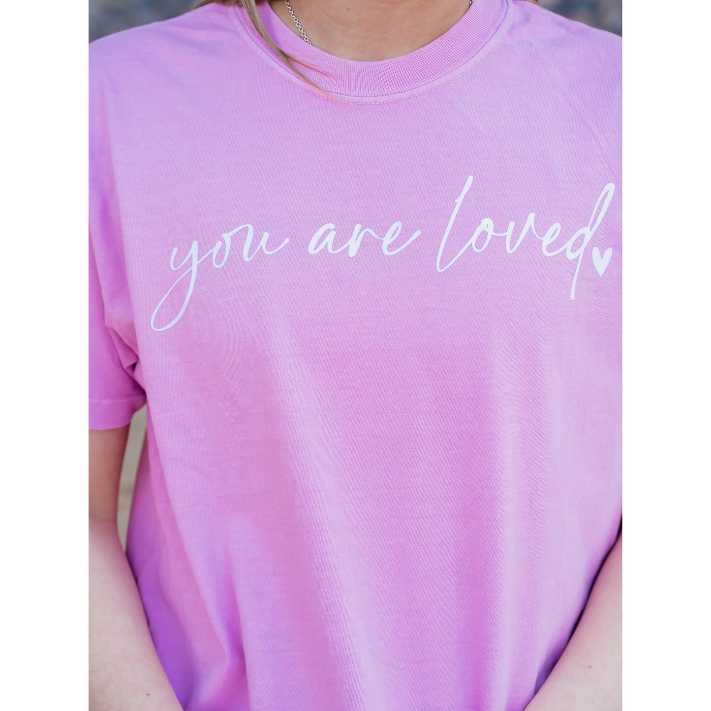 You Are Loved Crop - Valentines Tee