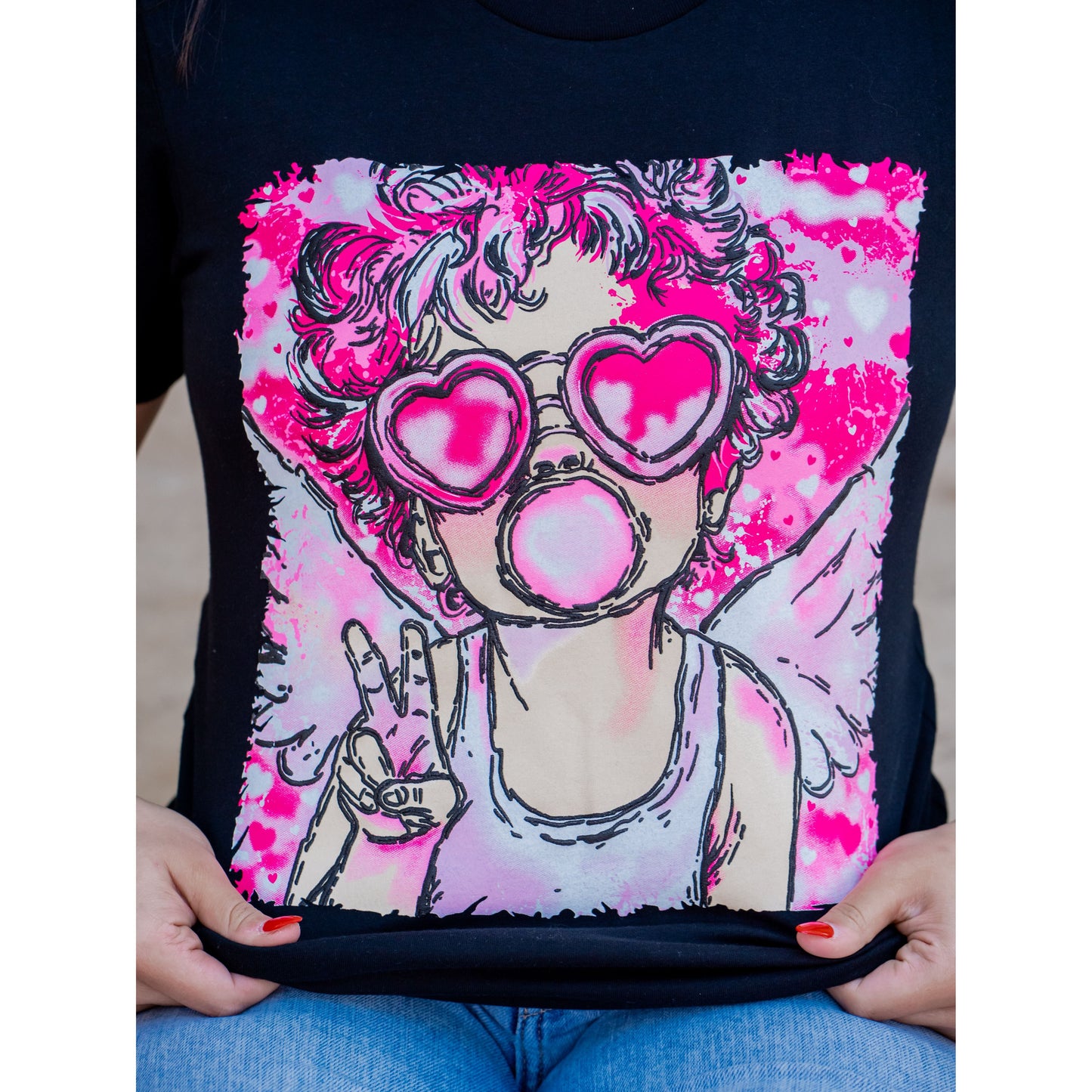 Cupid with Puff - Valentines Tee