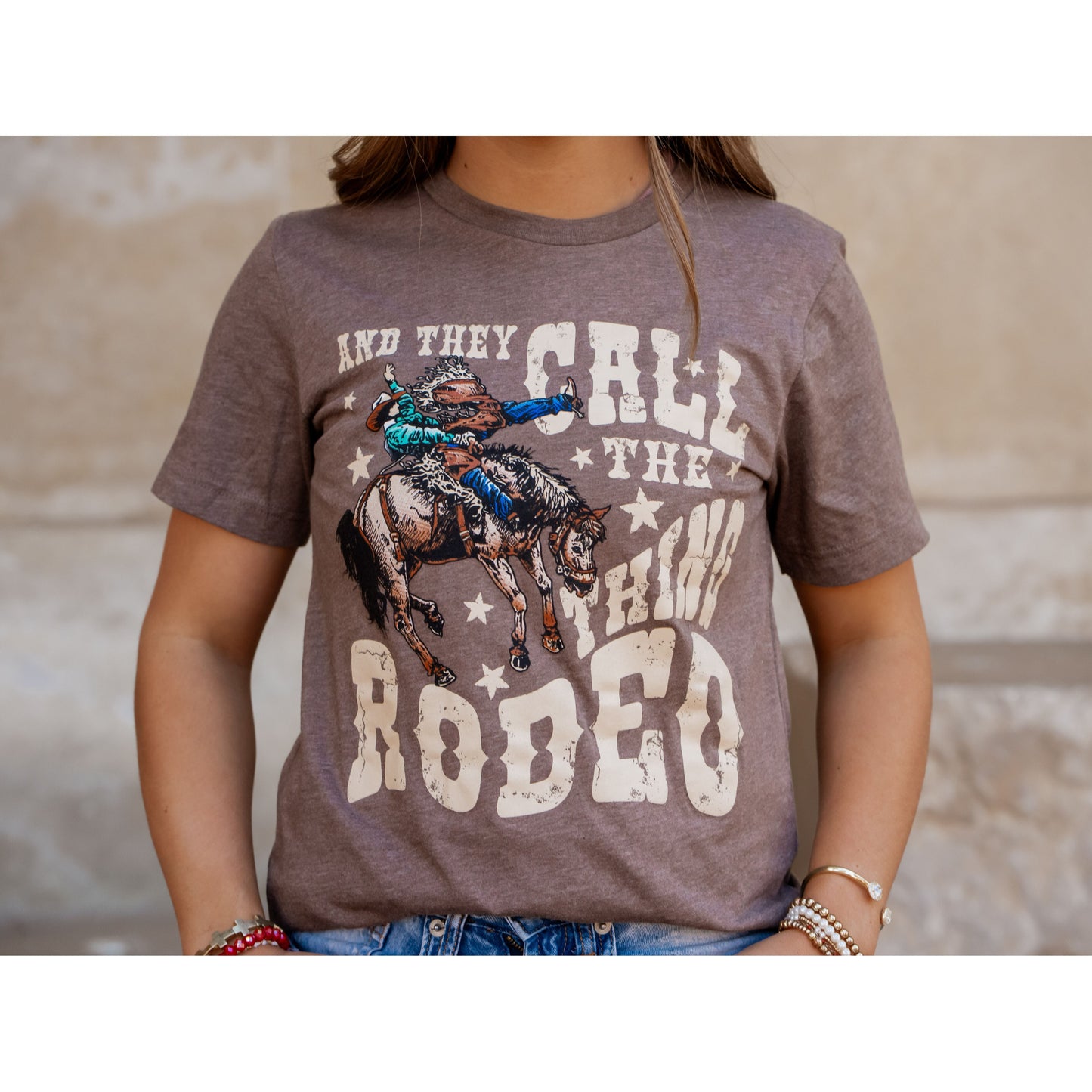 And They Call the Thing Rodeo Bronc - Western Tee
