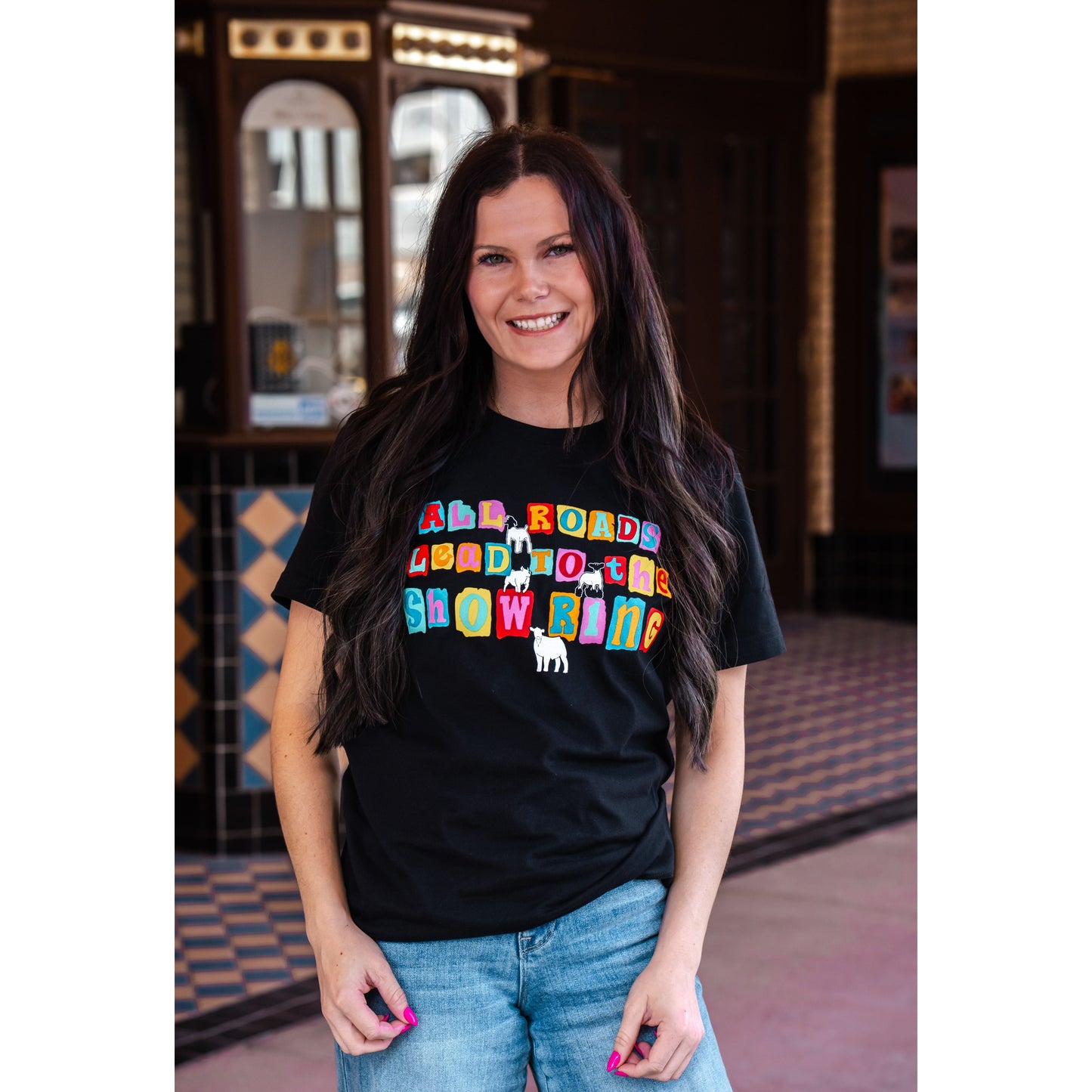 All Roads Lead to the Show Ring - Stock Show Tee