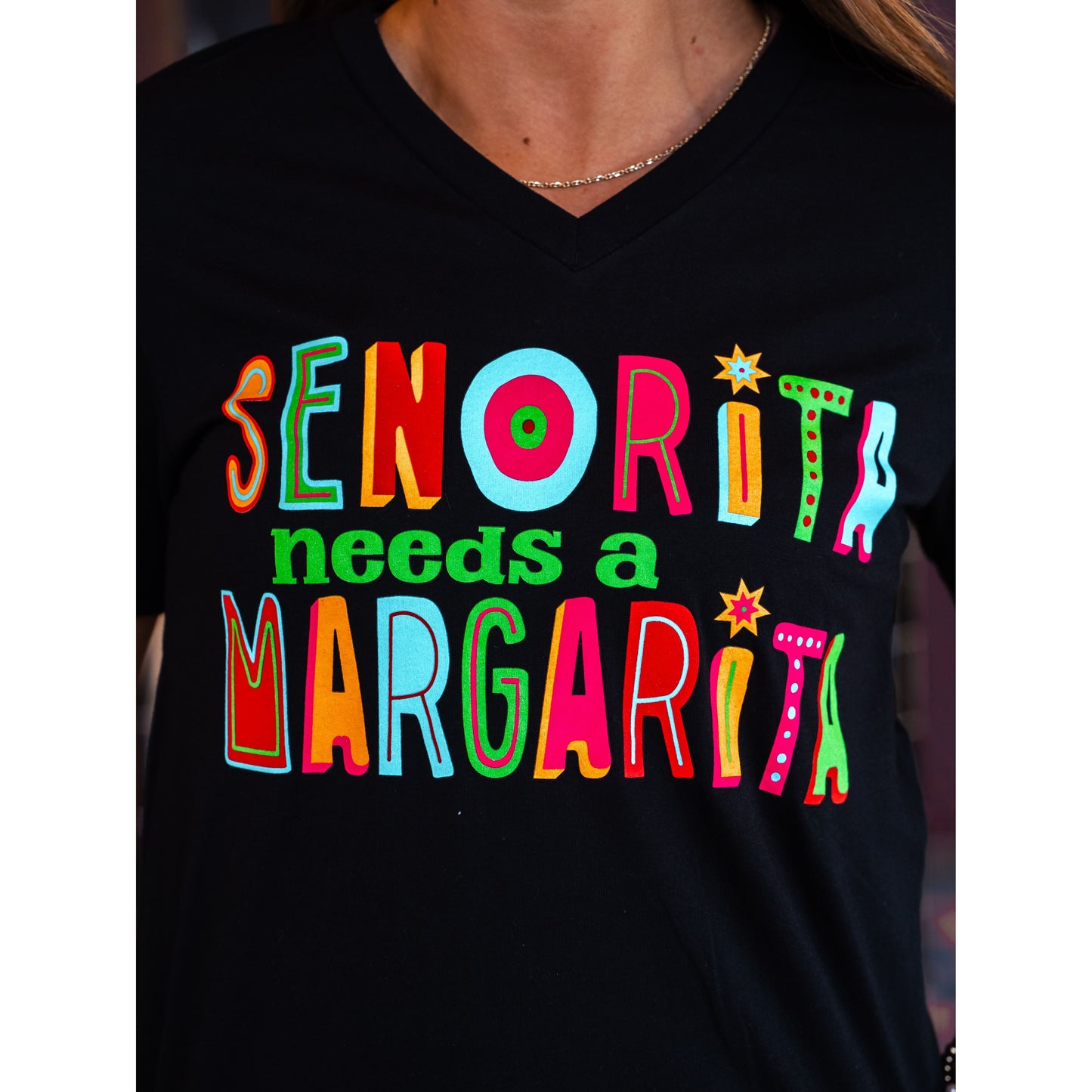 Senorita Needs a Margarita - Cinco Tee