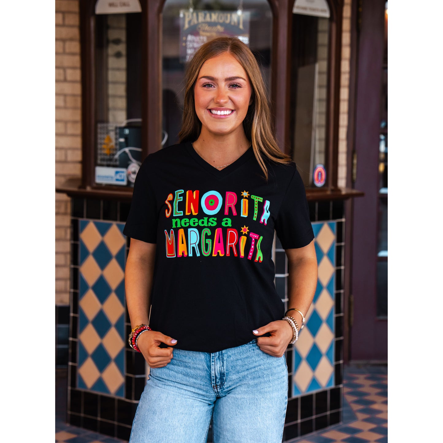 Senorita Needs a Margarita - Cinco Tee