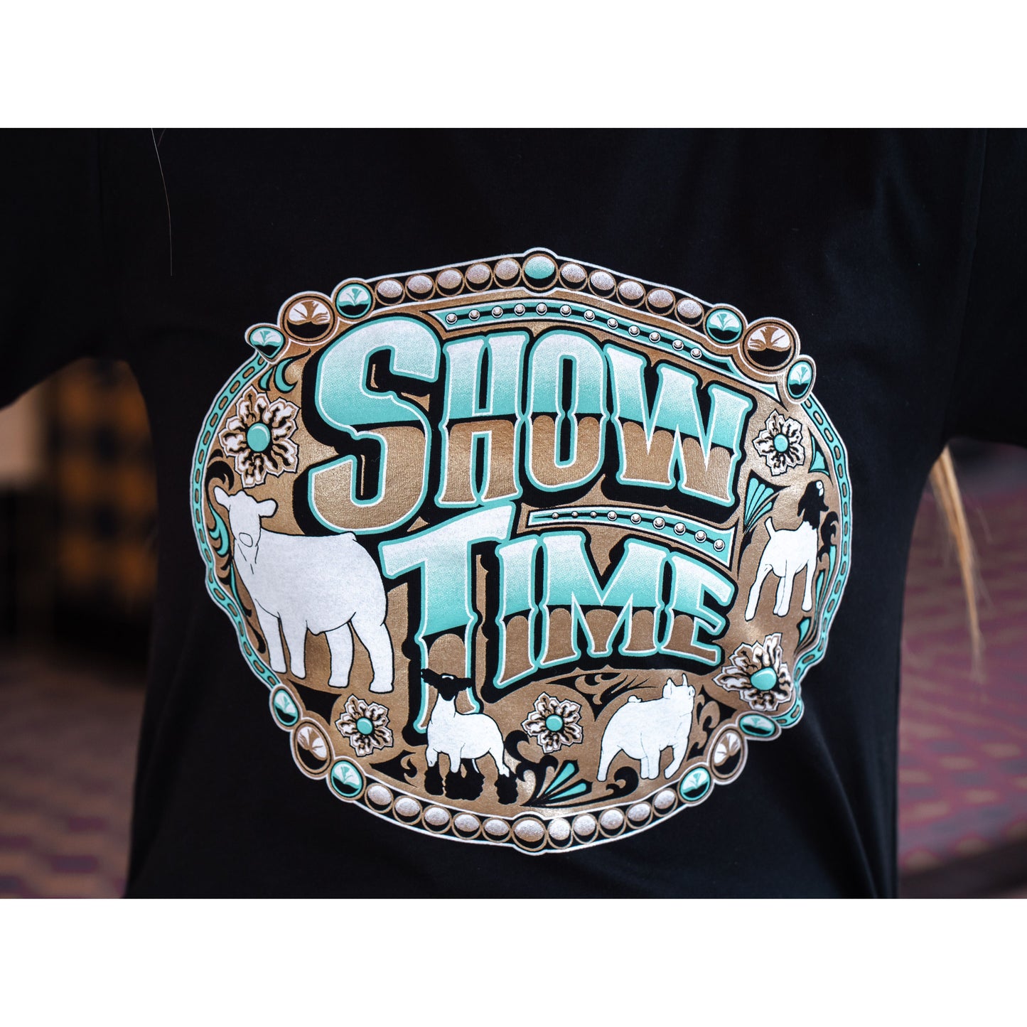 Buckle Show Time - Stock Show Tee
