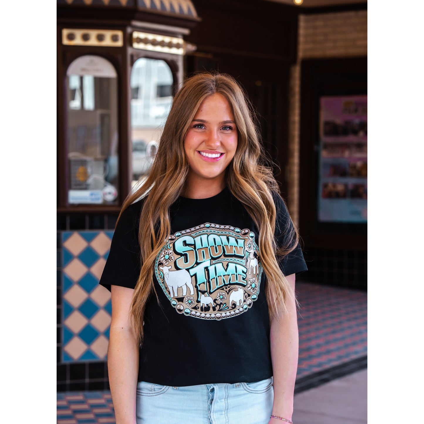 Buckle Show Time - Stock Show Tee