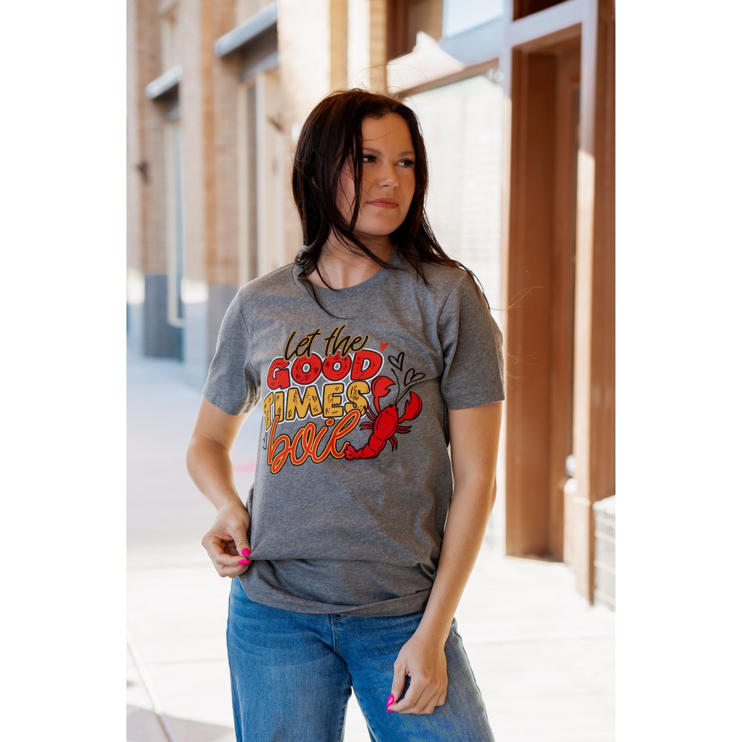 Let the Good Times Boil Crawfish - Mardi Gras Tee