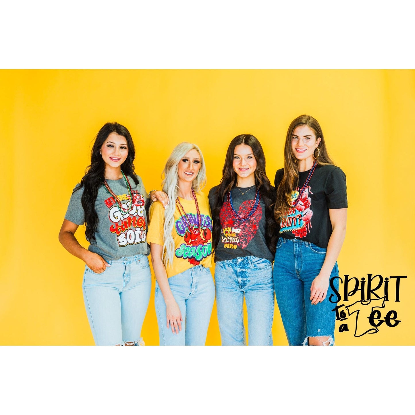 Crawfish Season pinch - Mardi Gras Tee