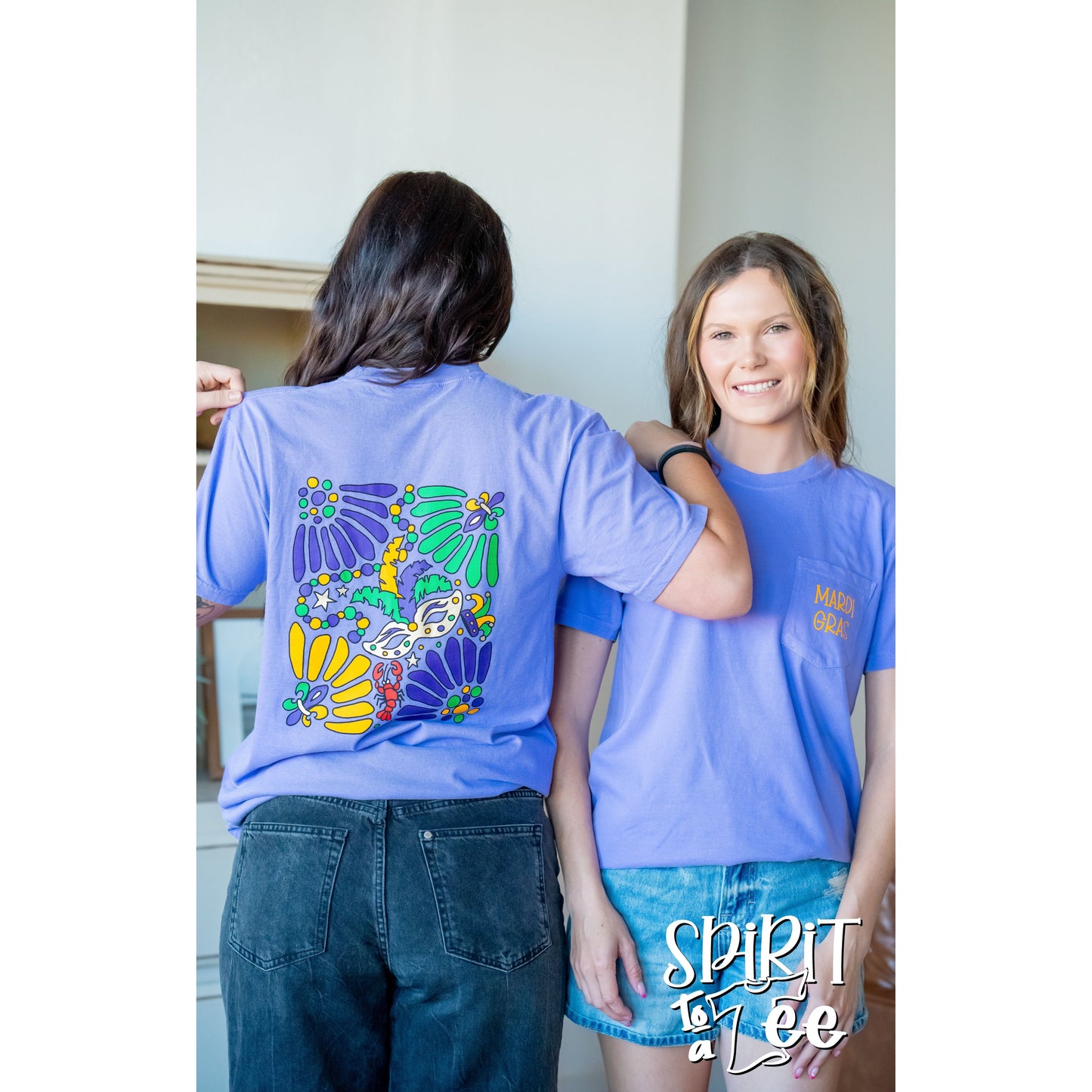 Mardi Gras - CC Pocket Tee