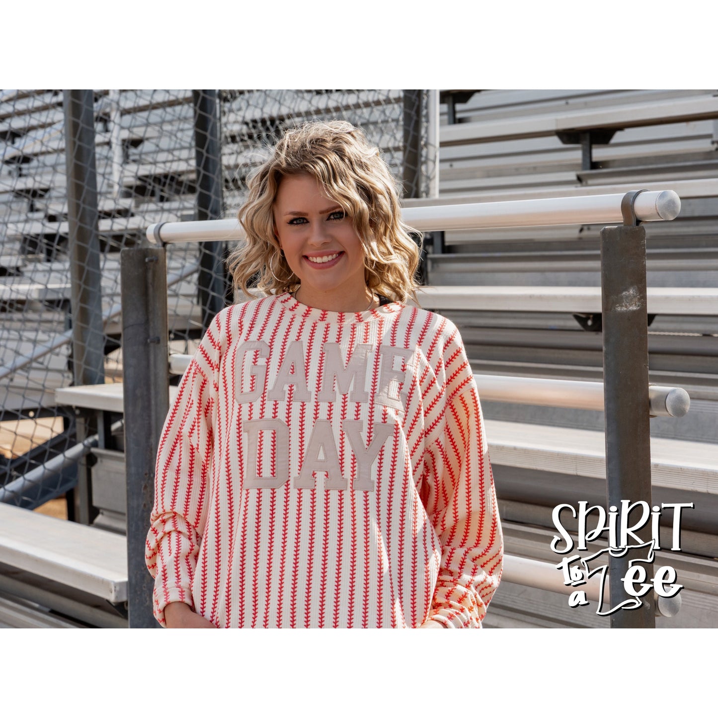 Baseball Game Day Cozycord Sweatshirt - Singles