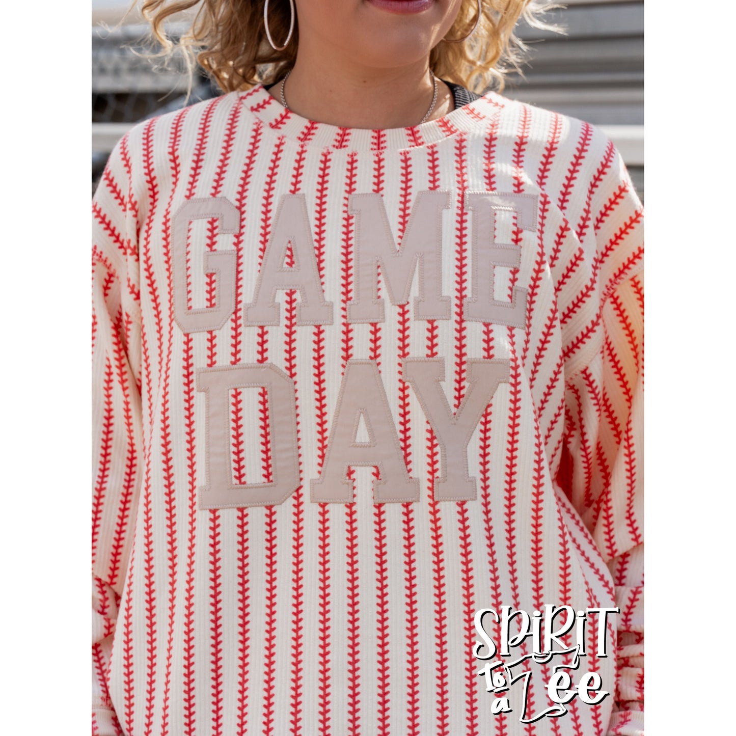 Baseball Game Day Cozycord Sweatshirt - Singles