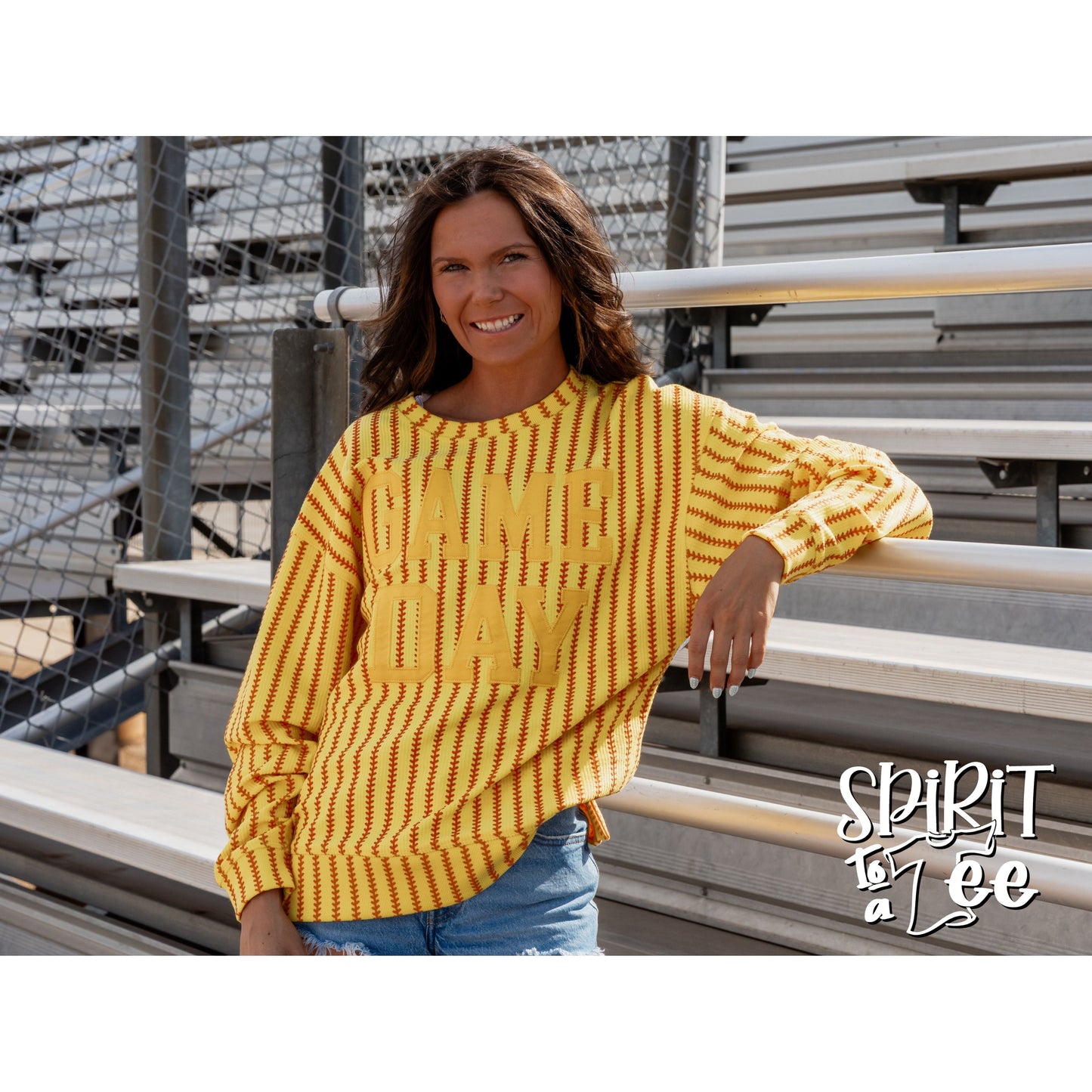 Softball Game Day Cozycord Sweatshirt - Singles