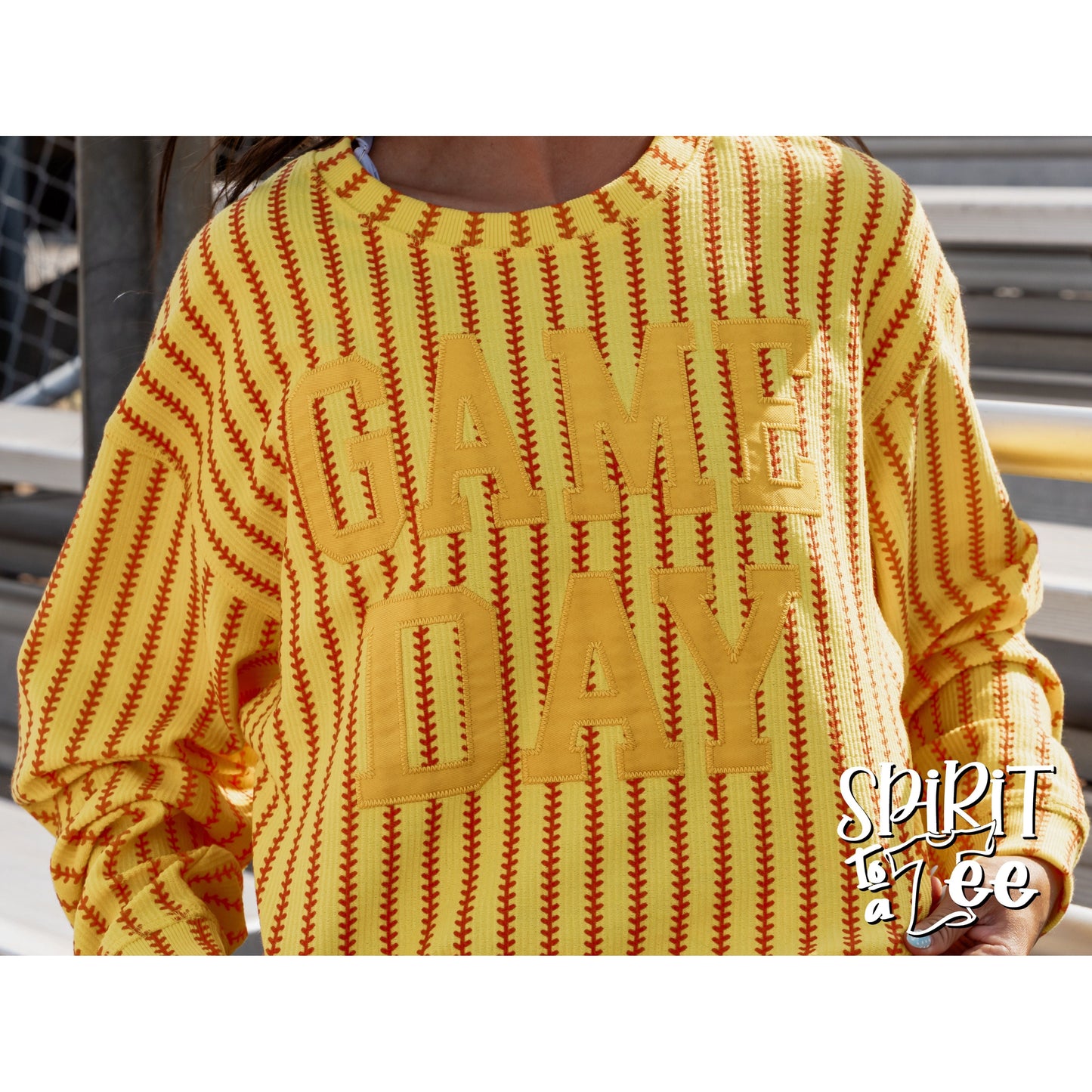 Softball Game Day Cozycord Sweatshirt - Singles