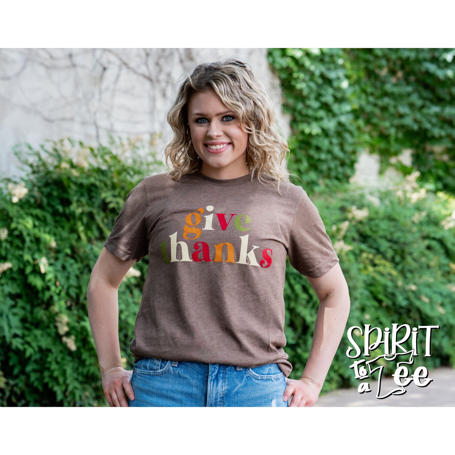 Give Thanks Simple - Thanksgiving Tee