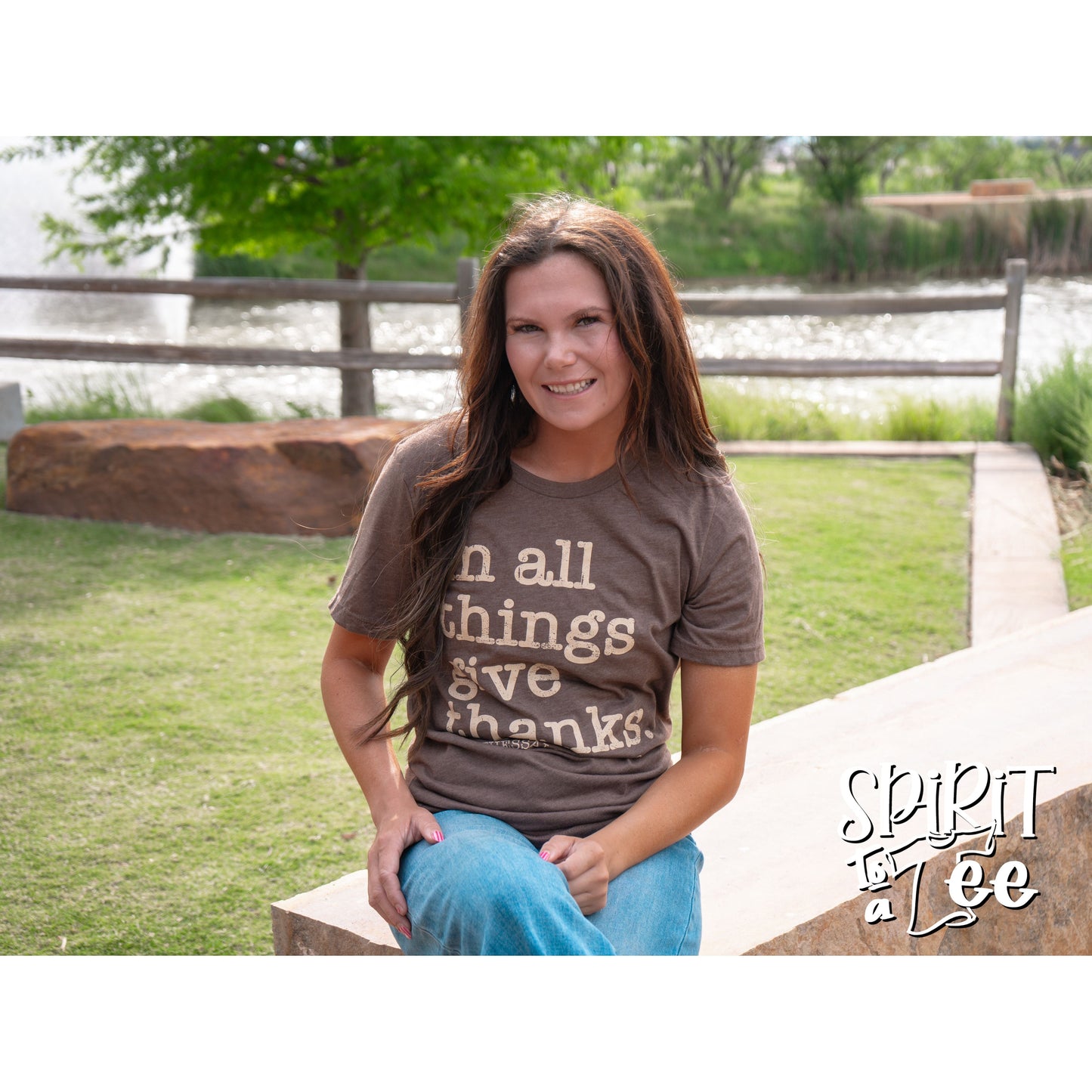 In All Things Give Thanks - Thanksgiving Tee