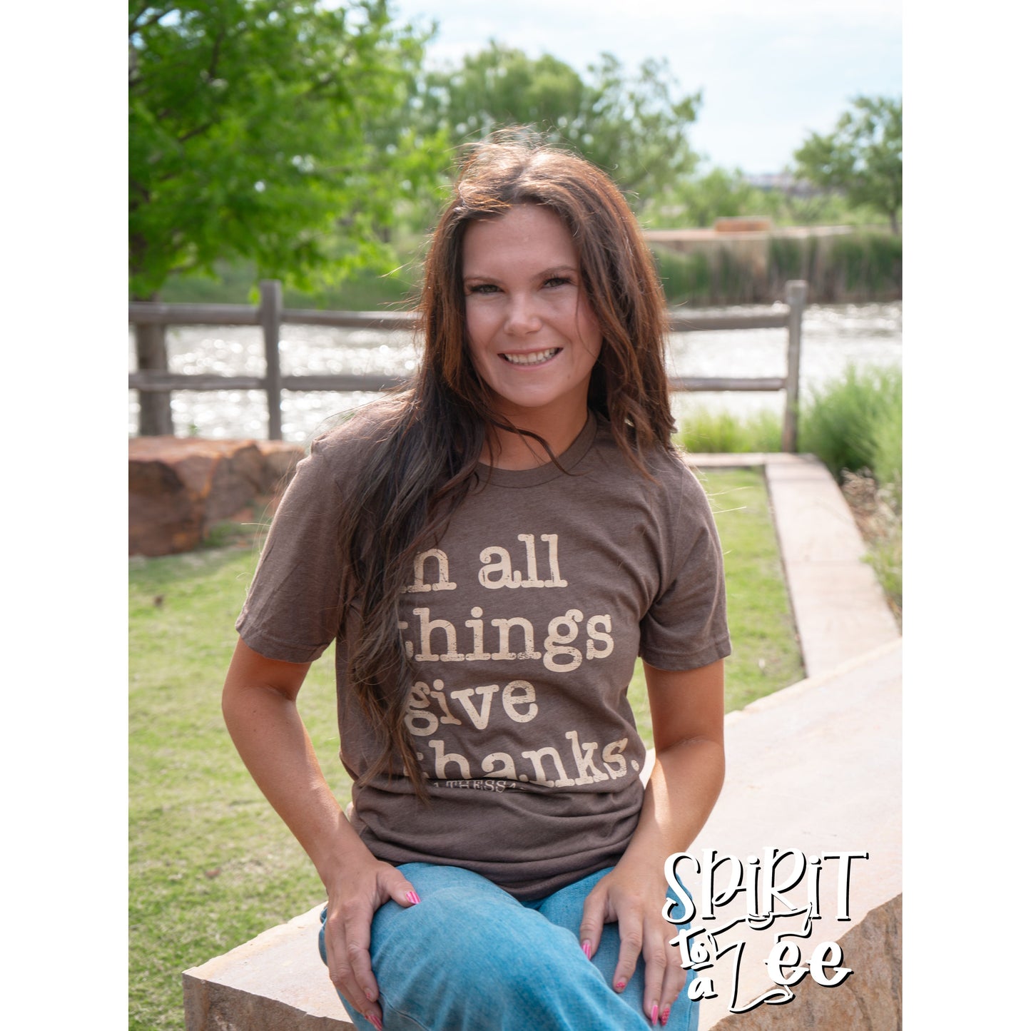 In All Things Give Thanks - Thanksgiving Tee