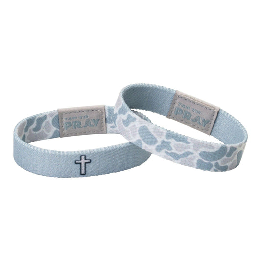 Tap To Pray Wristband – River Rock Camo - Aspen