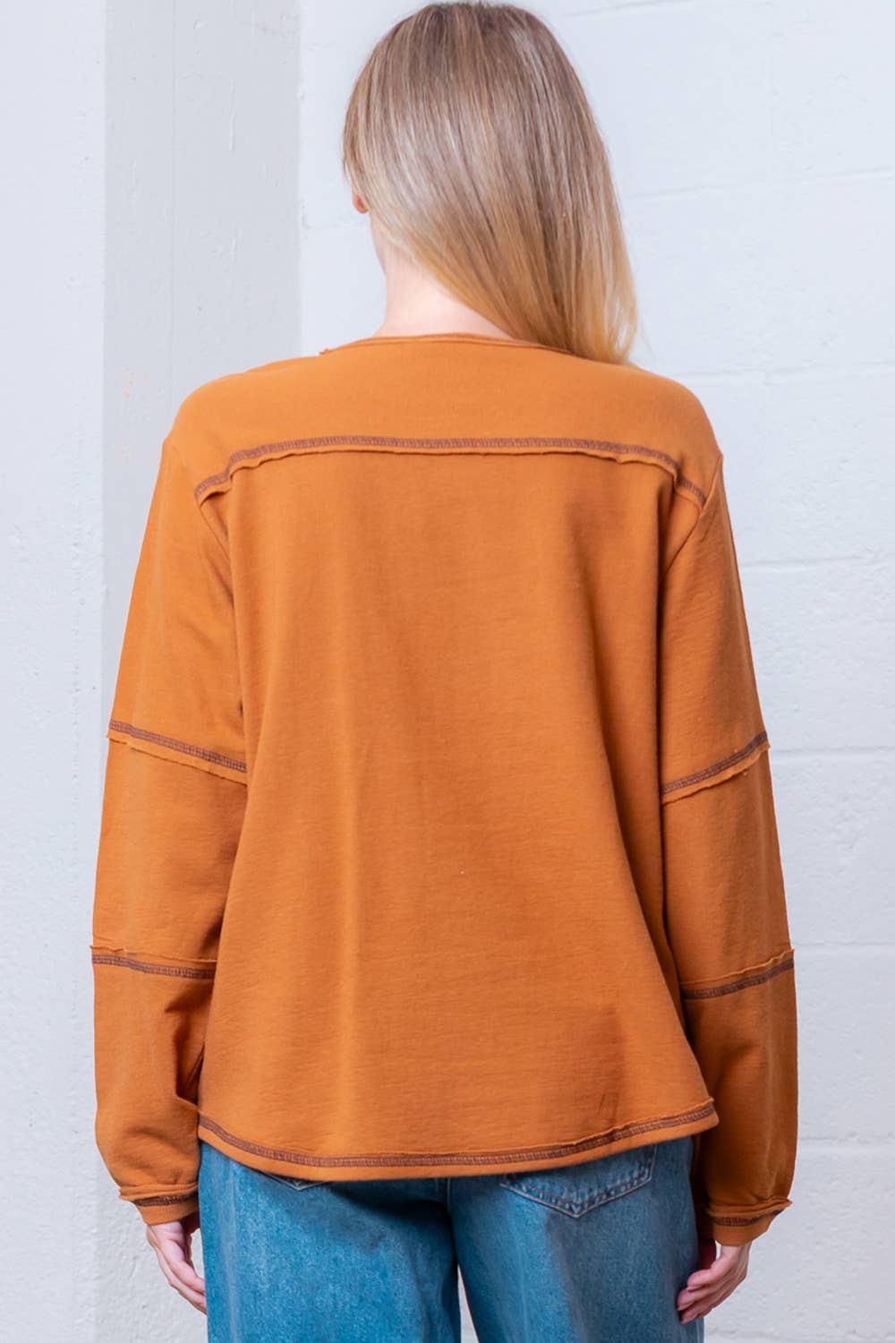 HT28793T-L/S BOAT NECK WESTERN EMBO TOP