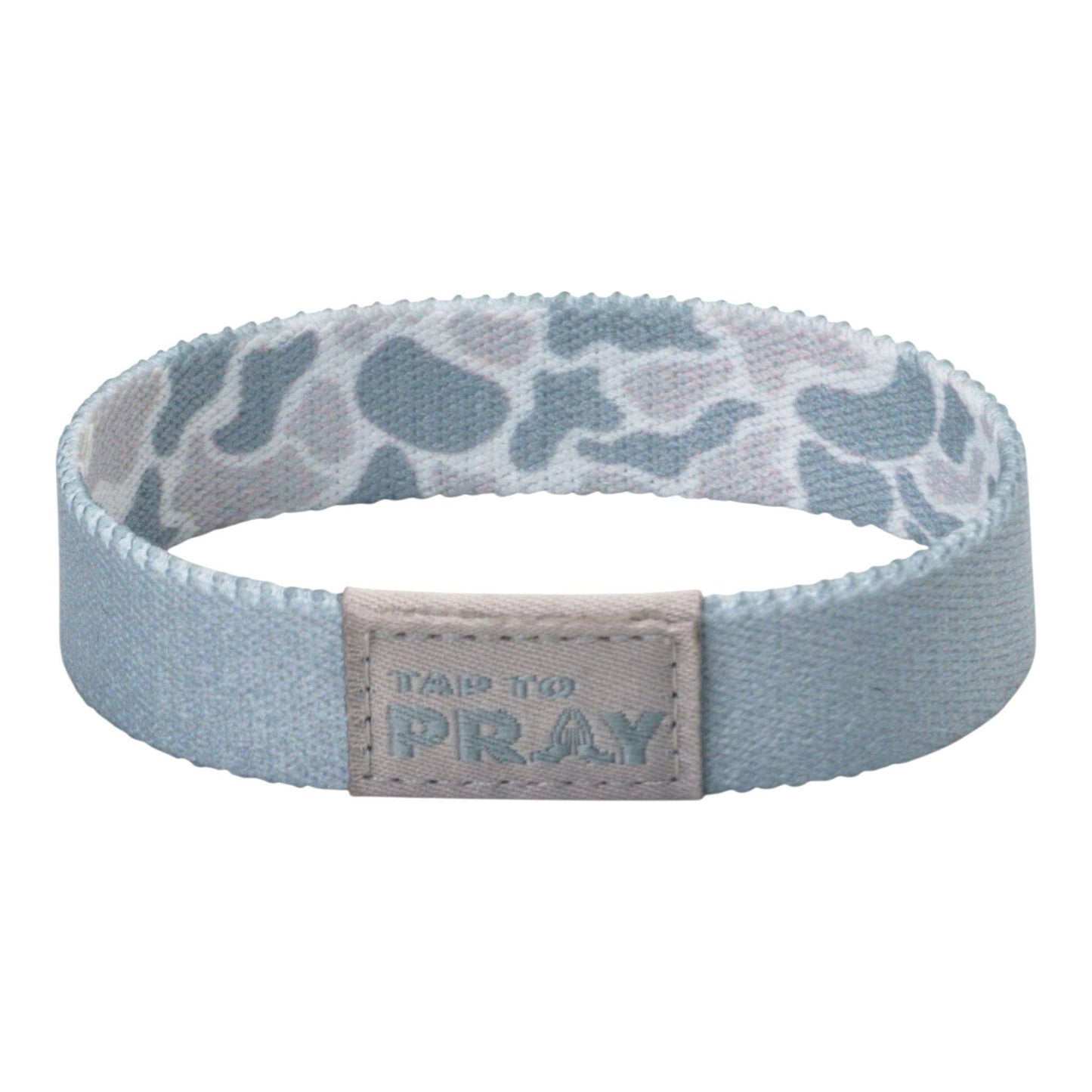 Tap To Pray Wristband – River Rock Camo - Aspen
