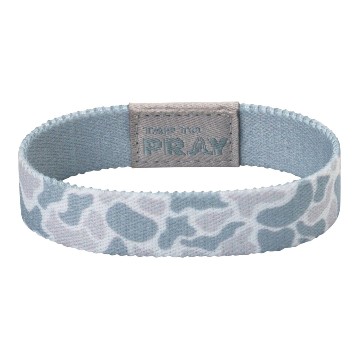 Tap To Pray Wristband – River Rock Camo - Aspen