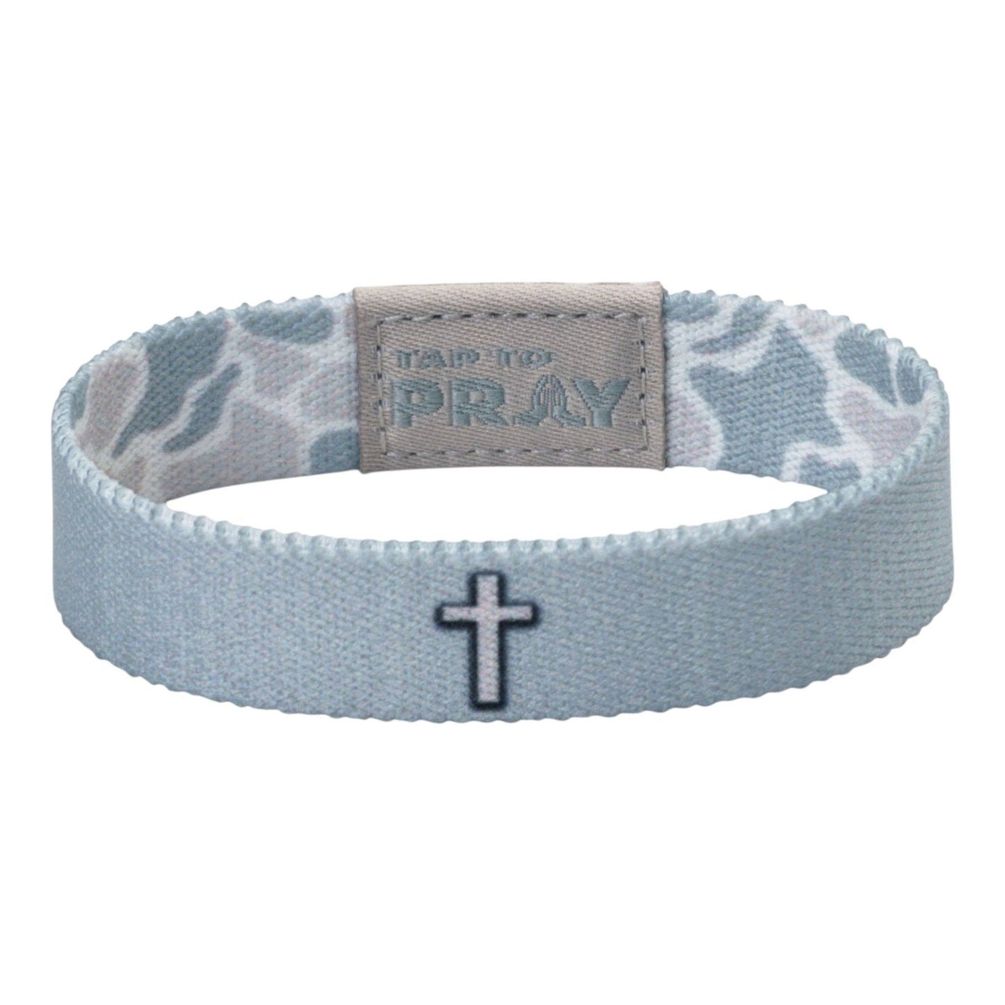 Tap To Pray Wristband – River Rock Camo - Aspen