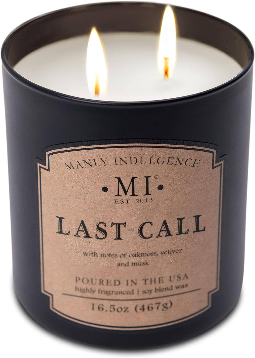 Last Call 2-Wick Scented Jar Candle, Soy Blend Wax, 16.5oz