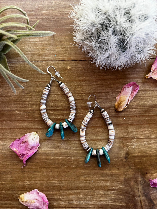 Turquoise Teardrop Summer Earrings