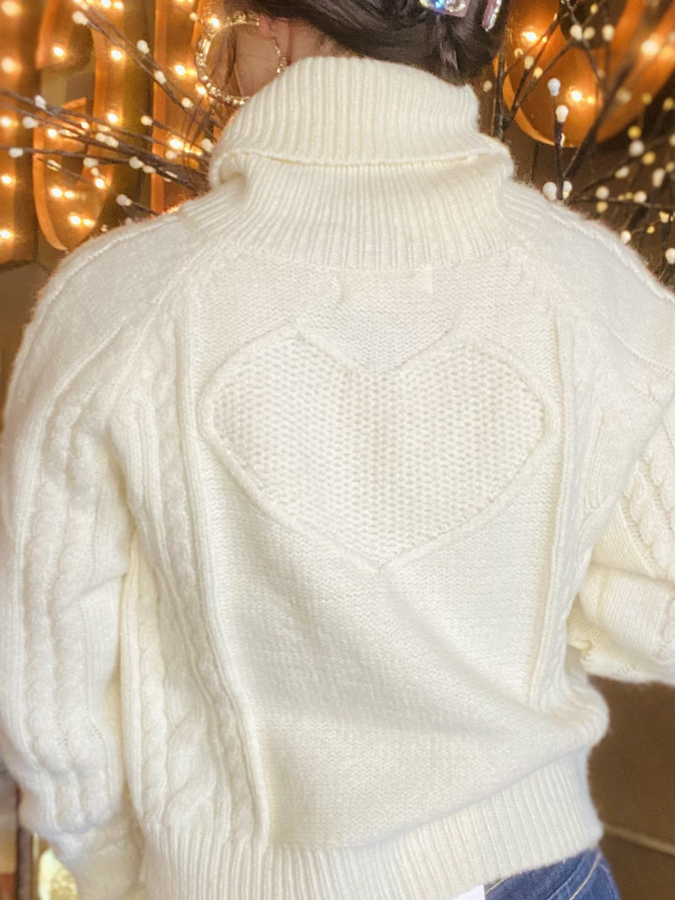 Open Heart Sweater